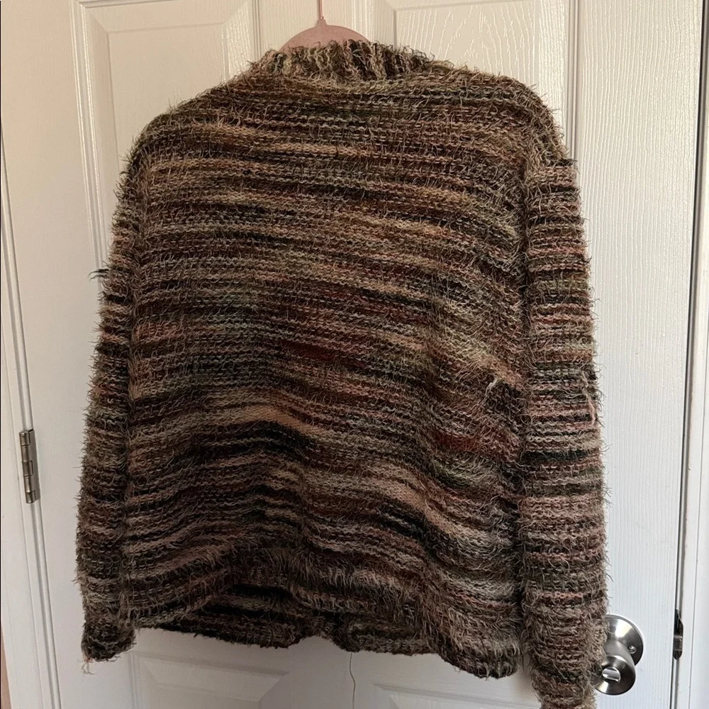 Green & Brown Cardigan - Picture 2 of 3